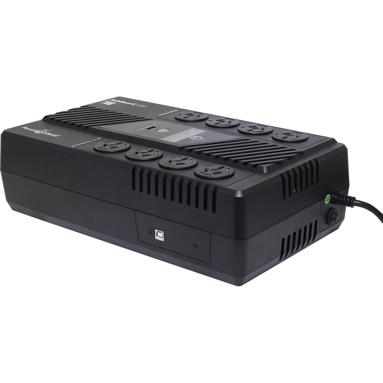 A large main feature product image of EX-DEMO PowerShield SafeGuard 1KVA - LCD AVR Line Interactive UPS 