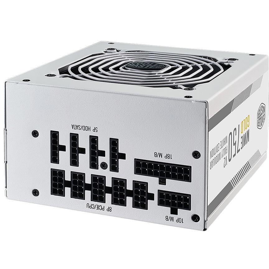 A large main feature product image of EX-DEMO Cooler Master MWE Gold V2 750W ATX 3.1 Modular PSU (White)
