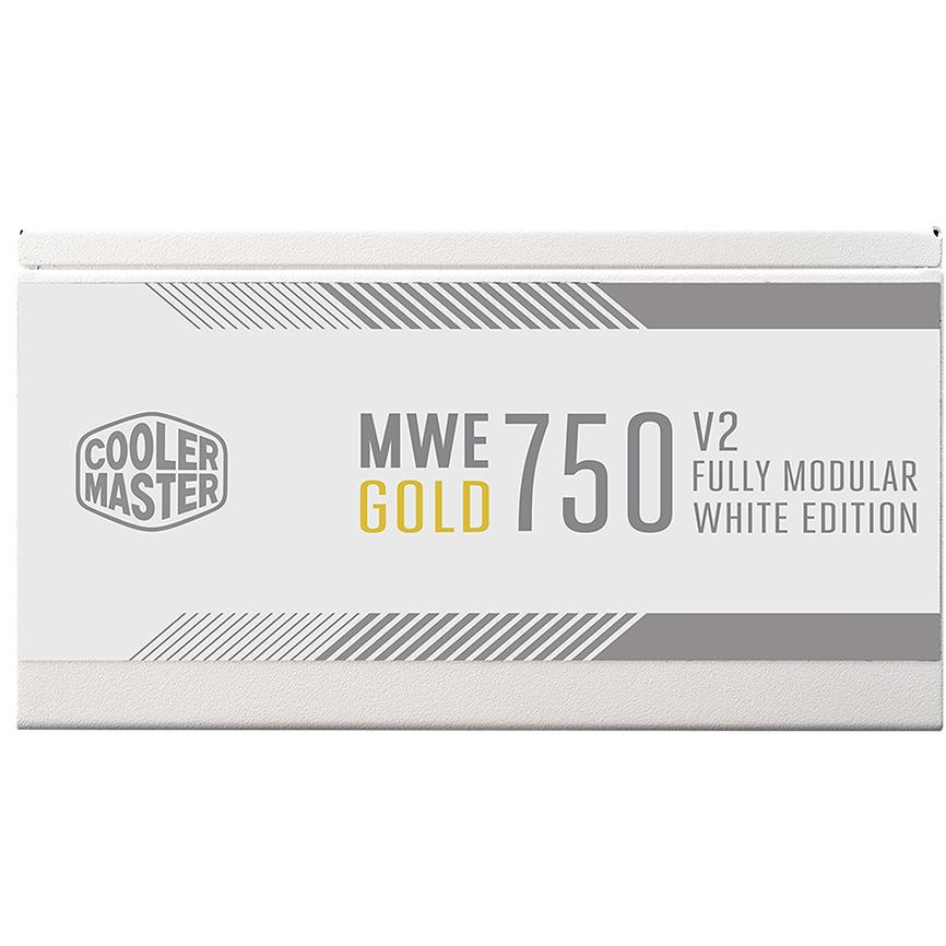 A large main feature product image of EX-DEMO Cooler Master MWE Gold V2 750W ATX 3.1 Modular PSU (White)