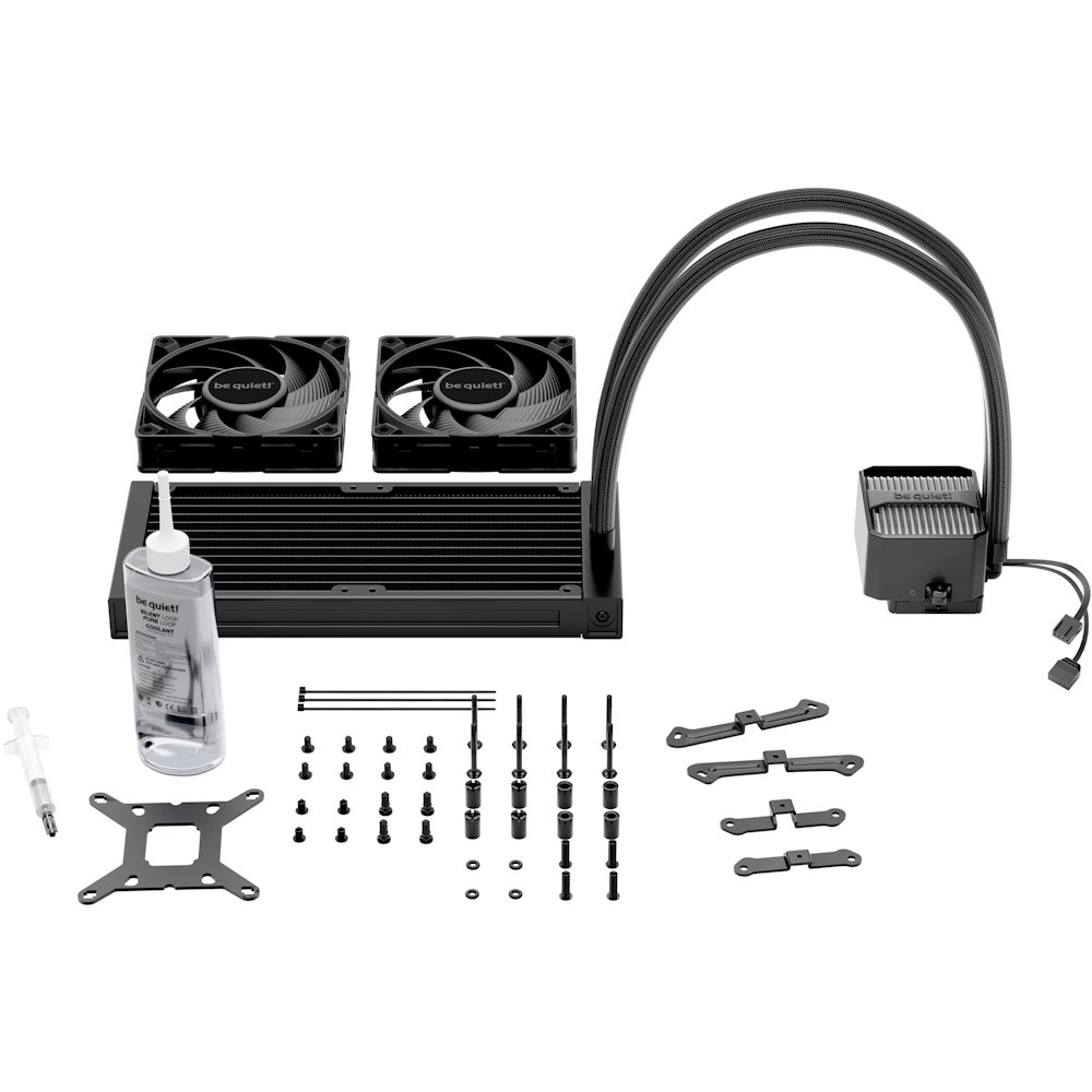 A large main feature product image of EX-DEMO be quiet! SILENT LOOP 3 240mm ARGB AIO Liquid CPU Cooler
