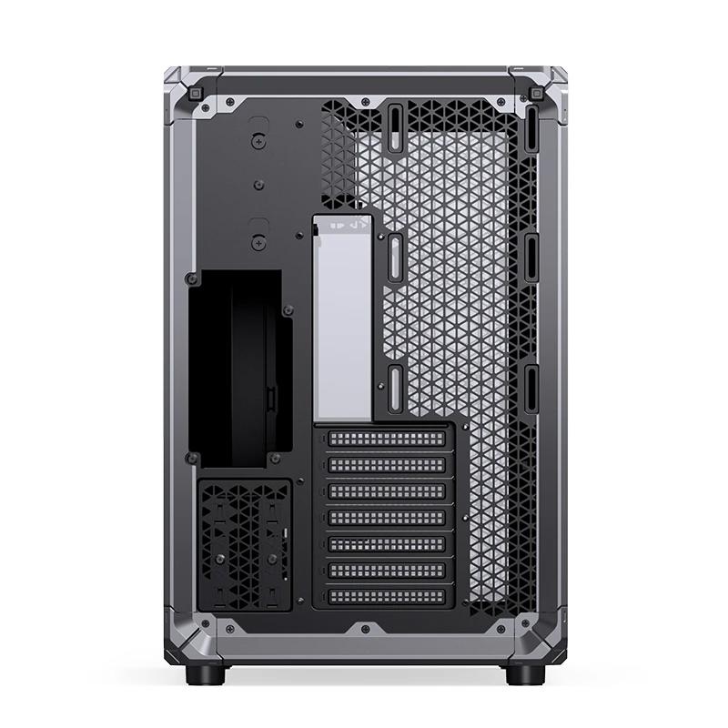 A large main feature product image of Jonsbo X400 PRO Dual-Chamber Aluminium Frame Mid Tower Case (Grey)