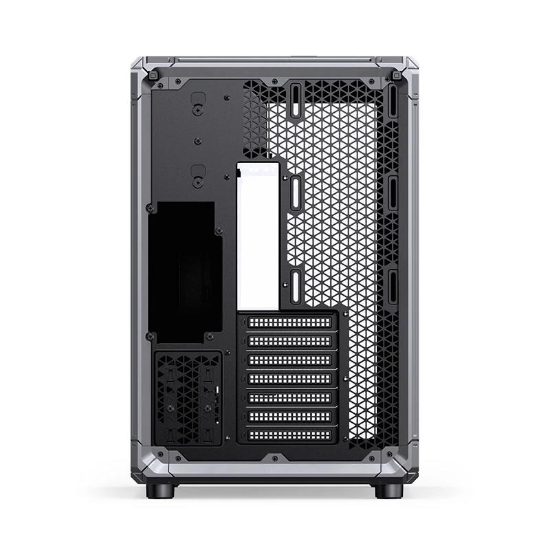 A large main feature product image of Jonsbo X400 Dual-Chamber Aluminium Frame Mid Tower Case (Grey)