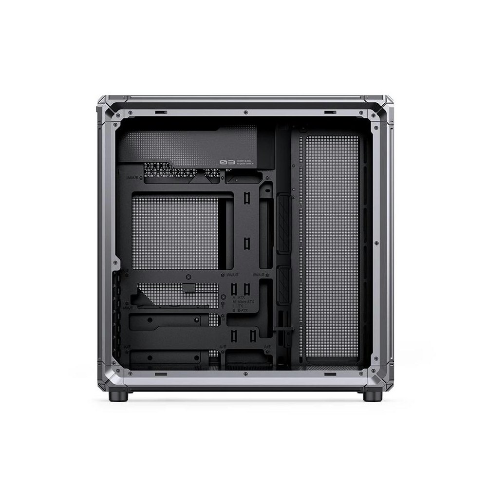 A large main feature product image of Jonsbo X400 Dual-Chamber Aluminium Frame Mid Tower Case (Grey)