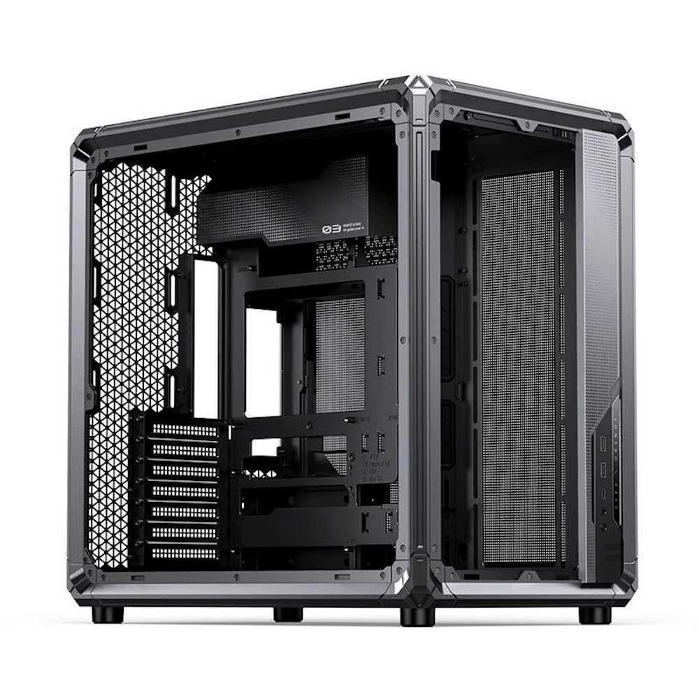 Jonsbo X400 Dual-Chamber Aluminium Frame Mid Tower Case (Grey)