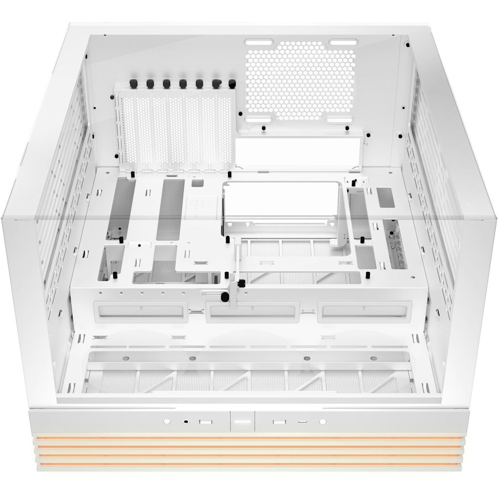 A large main feature product image of EX-DEMO be quiet! LIGHT BASE 600 DX - Mid Tower Dual-Chamber Case (White)