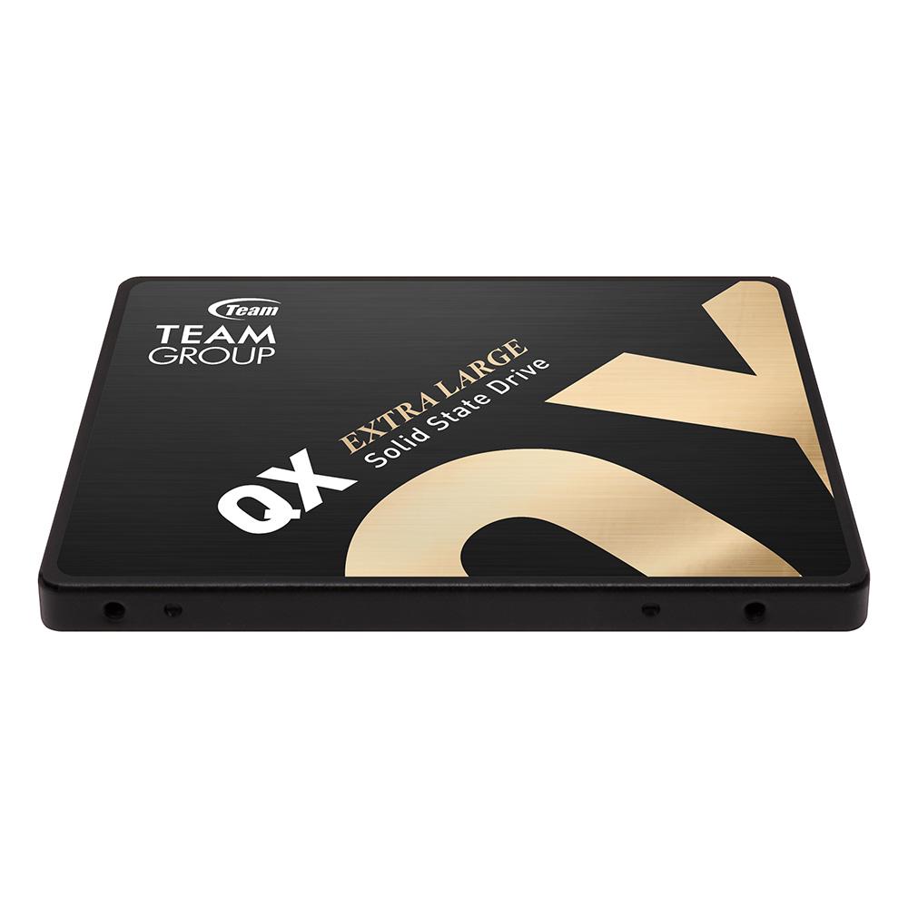 A large main feature product image of Team QX SATA III 2.5" SSD - 1TB