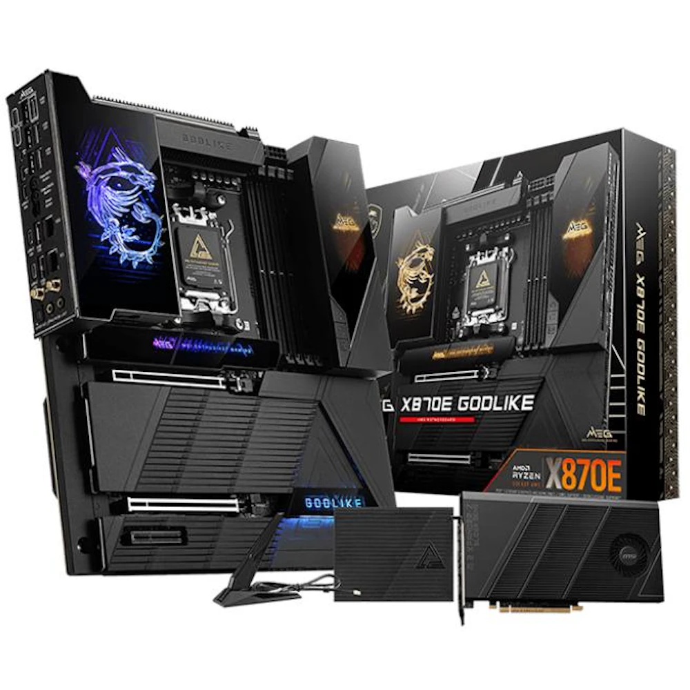 MSI MEG X870E GODLIKE AM5 eATX Desktop Motherboard