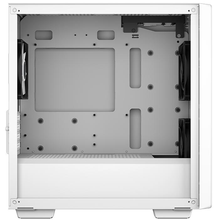 A large main feature product image of EX-DEMO DeepCool CC360 ARGB Tempered Glass Micro Tower Case (White)