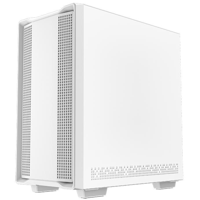 A large main feature product image of EX-DEMO DeepCool CC360 ARGB Tempered Glass Micro Tower Case (White)