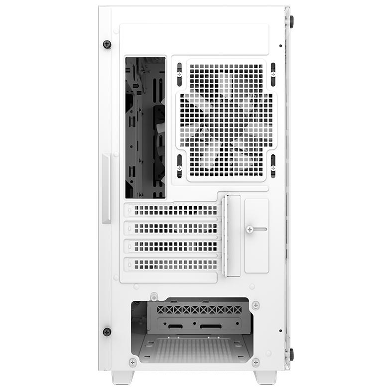 A large main feature product image of EX-DEMO DeepCool CC360 ARGB Tempered Glass Micro Tower Case (White)