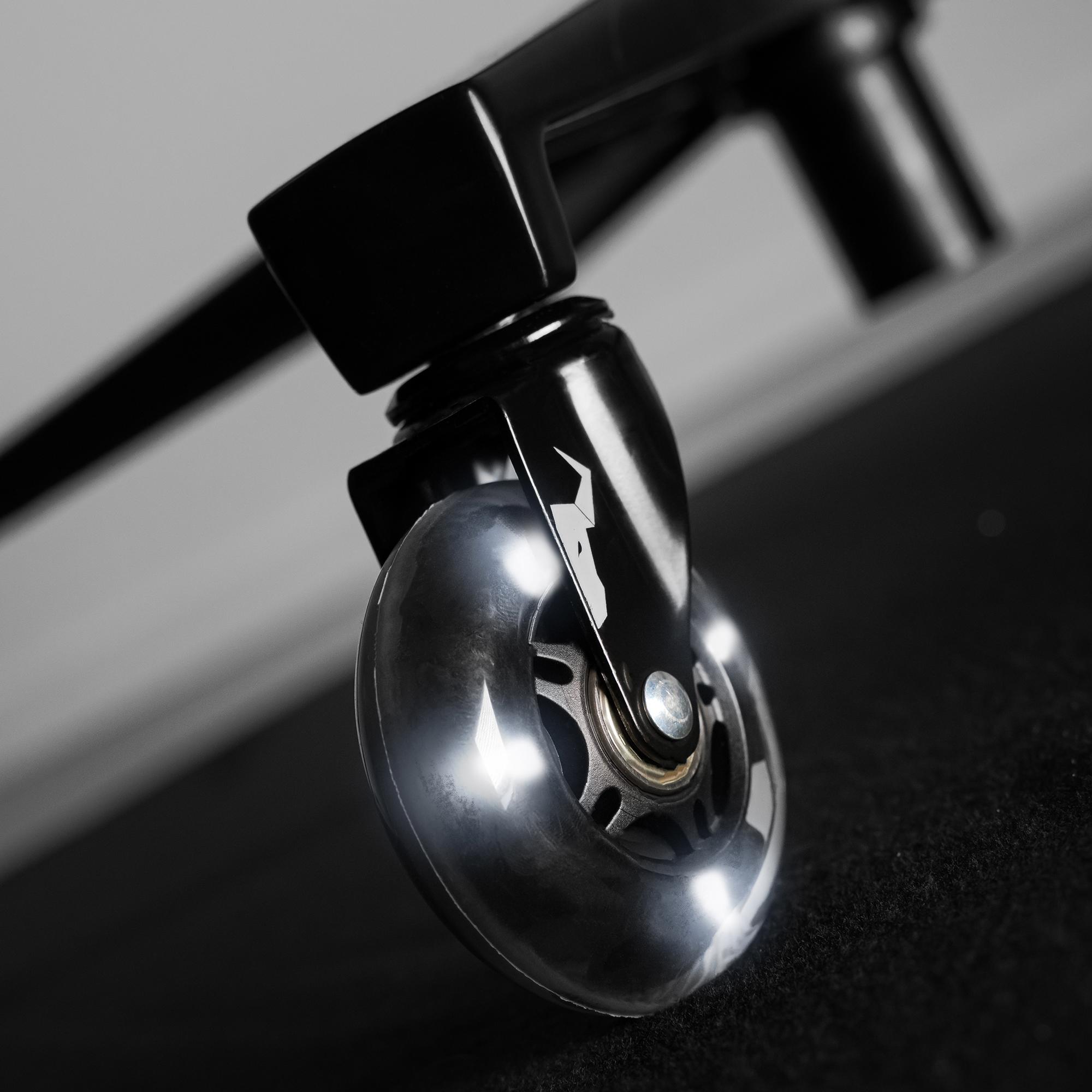 A large main feature product image of BattleBull Glides Rubber Wheels Kit White LED