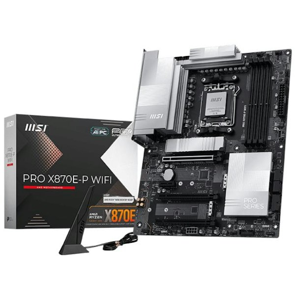 MSI PRO X870E-P WiFi AM5 ATX Desktop Motherboard