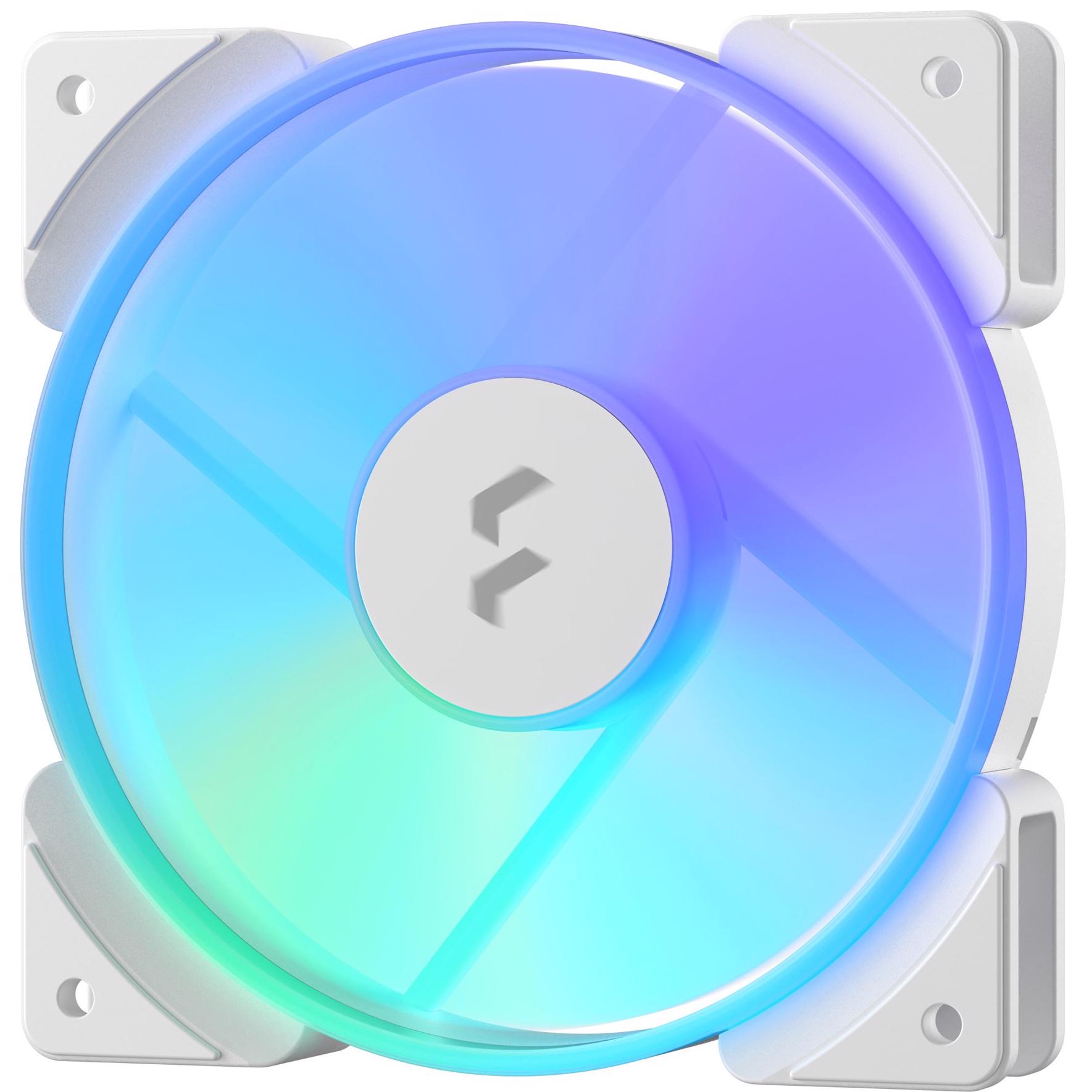 A large main feature product image of EX-DEMO Fractal Design Prisma AL-12 ARGB 120mm PWM Fan (White)