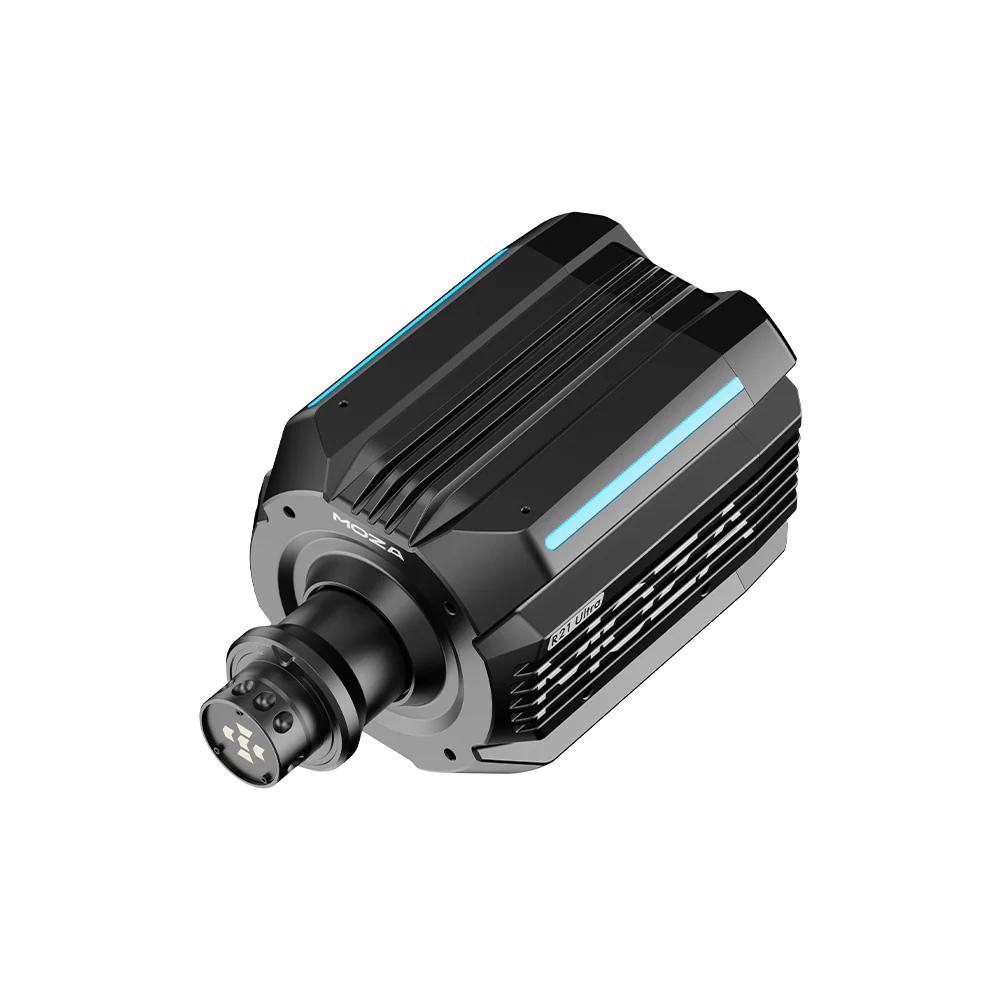 A large main feature product image of MOZA R21 Ultra Direct Drive Wheel Base