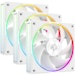 A product image of EX-DEMO ID-COOLING AF Series 120mm ARGB Performance PWM Fan 3-Pack (White)