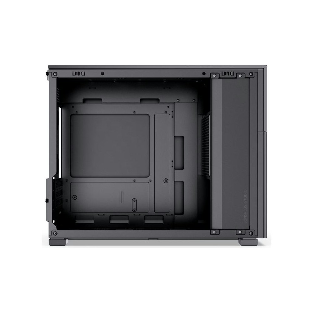 A large main feature product image of EX-DEMO Jonsbo D31 MESH 31.3L Compact mATX Case w/ LCD (Black)