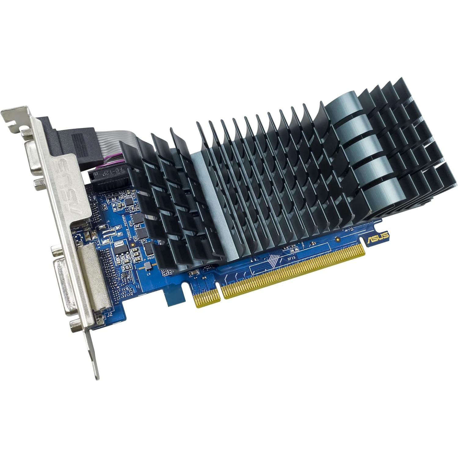 A large main feature product image of EX-DEMO ASUS GeForce GT 710 EVO 2GB GDDR5