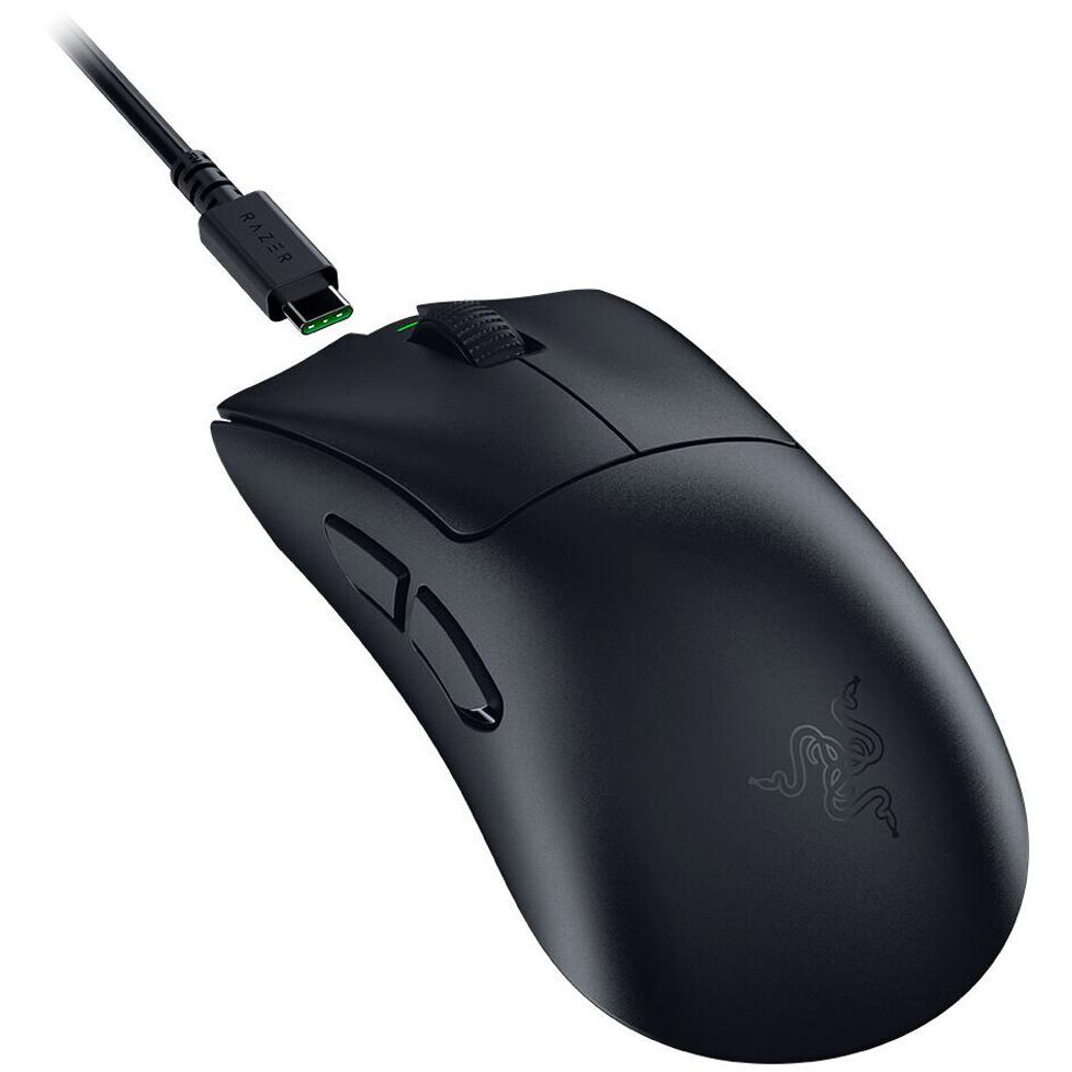 A large main feature product image of EX-DEMO Razer DeathAdder V3 Hyperspeed - Wireless eSports Gaming Mouse
