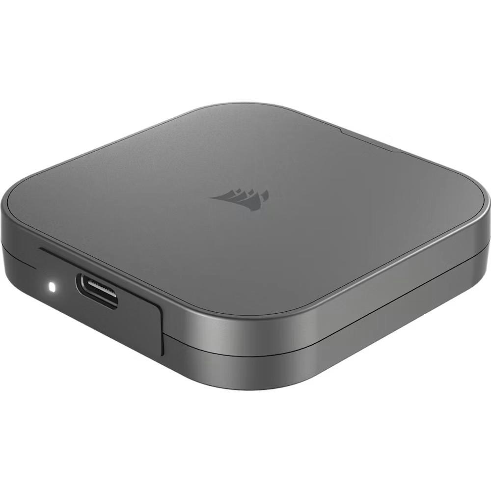 A large main feature product image of Corsair EX400U USB 4 Type-C Portable SSD w/ MagSafe - 4TB
