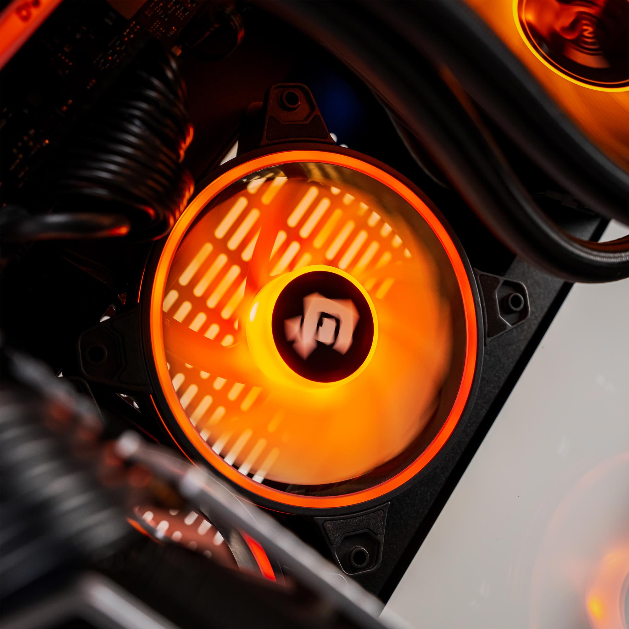 A large main feature product image of PLE Inferno RX 7900 XTX Prebuilt Ready To Go Gaming PC