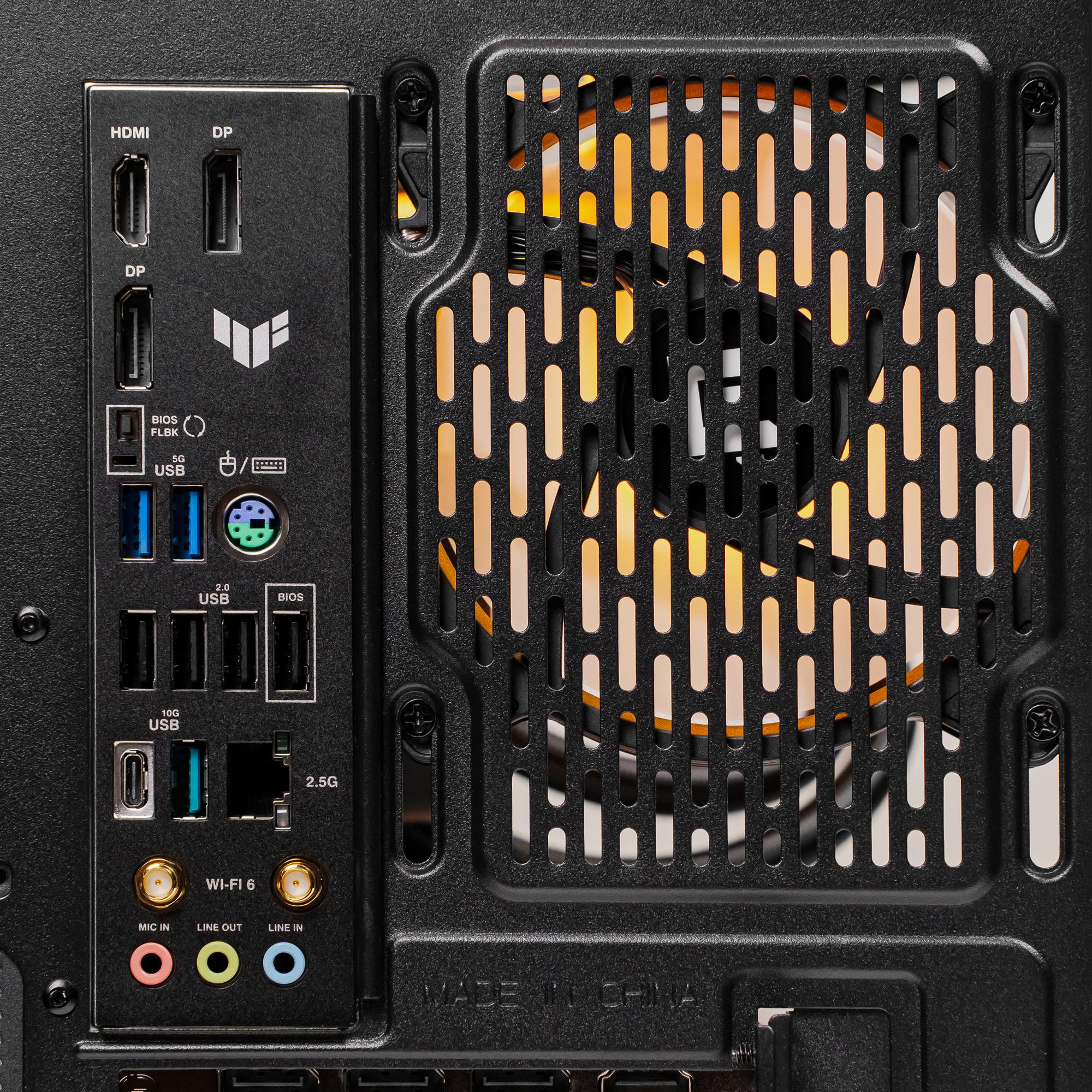 A large main feature product image of PLE Inferno RX 7900 XTX Prebuilt Ready To Go Gaming PC