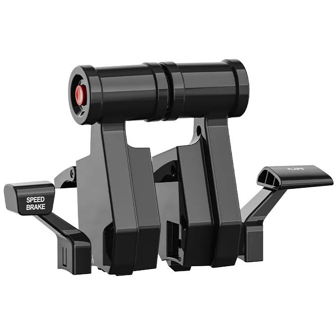 A large main feature product image of MOZA TQA Throttle Module