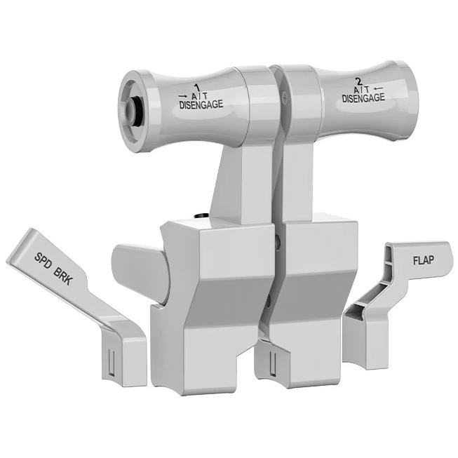 A large main feature product image of MOZA TQB Throttle Module