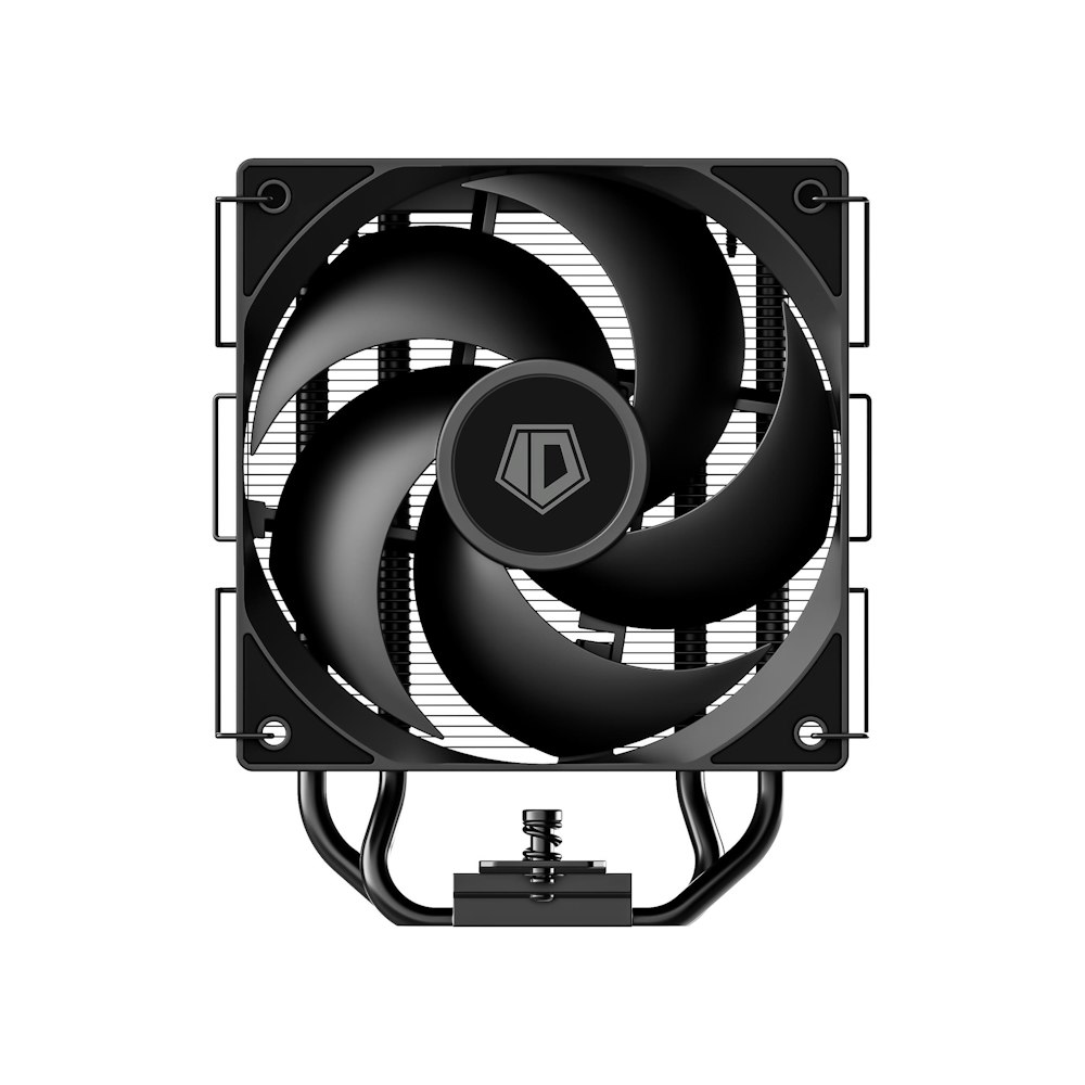 A large main feature product image of ID-COOLING SE-214-XT V2 CPU Cooler (Black)