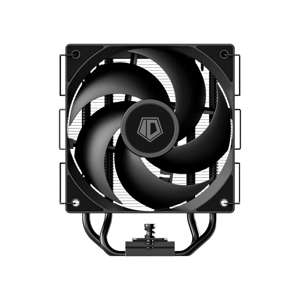A large main feature product image of ID-COOLING SE-214-XT V2 CPU Cooler (Black)