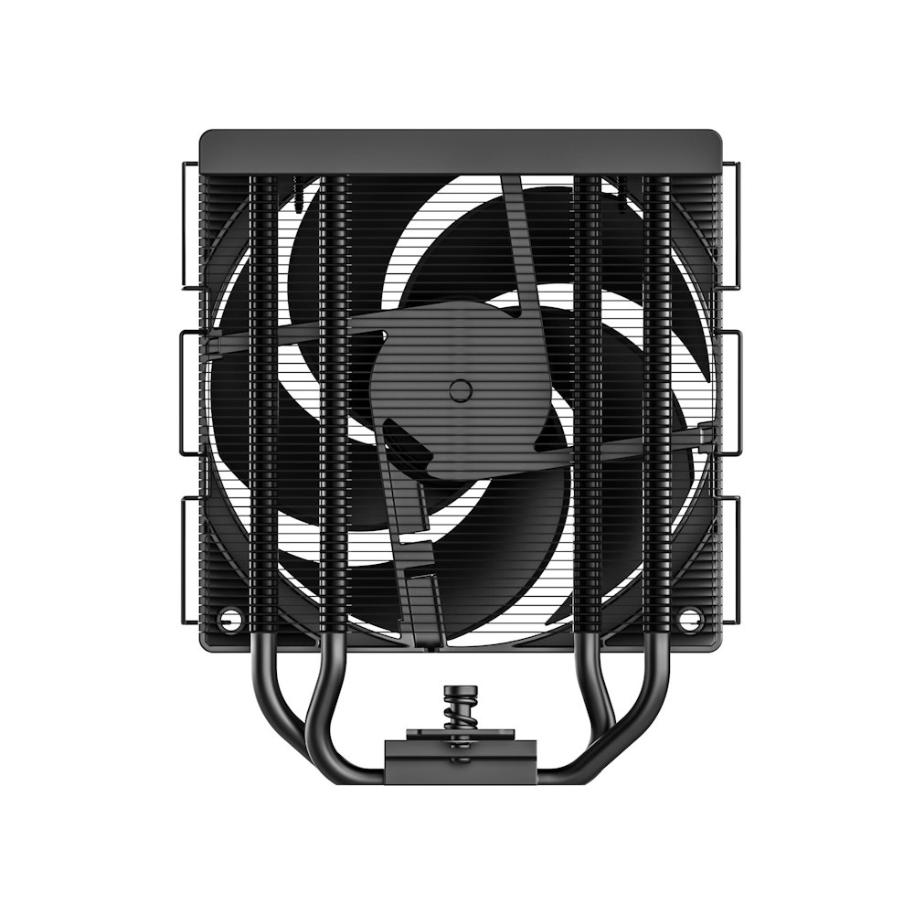 A large main feature product image of ID-COOLING SE-214-XT V2 CPU Cooler (Black)