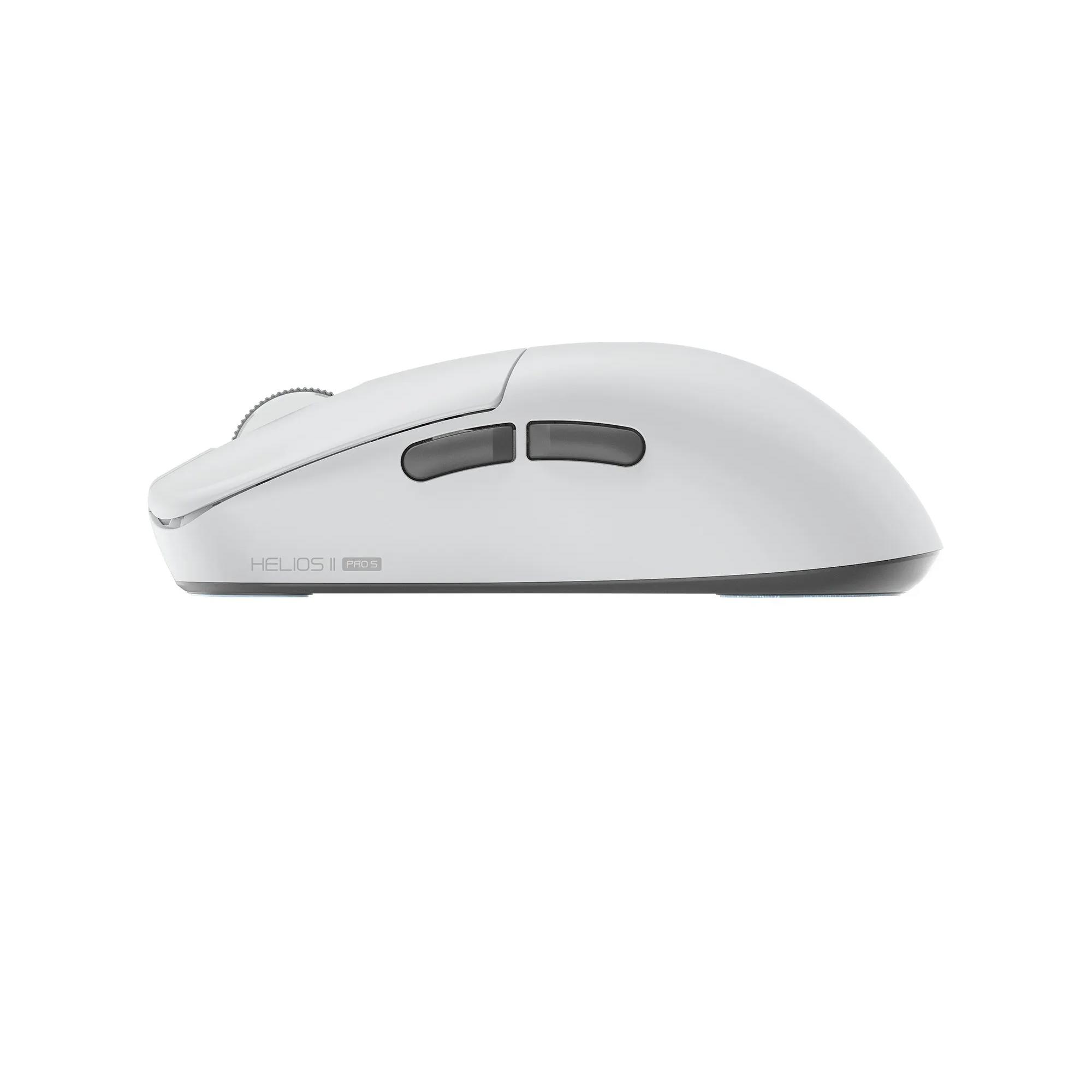 A large main feature product image of EX-DEMO Fantech HELIOS II PRO S XD3V3 8K 55g Lightweight Gaming Mouse - White