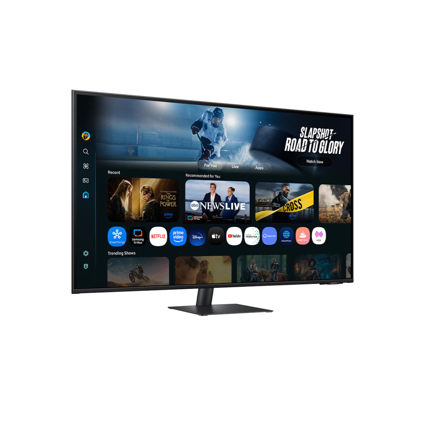 A large main feature product image of Samsung Smart Monitor M7 M70F - 43" 4K 60Hz VA AI Smart Monitor