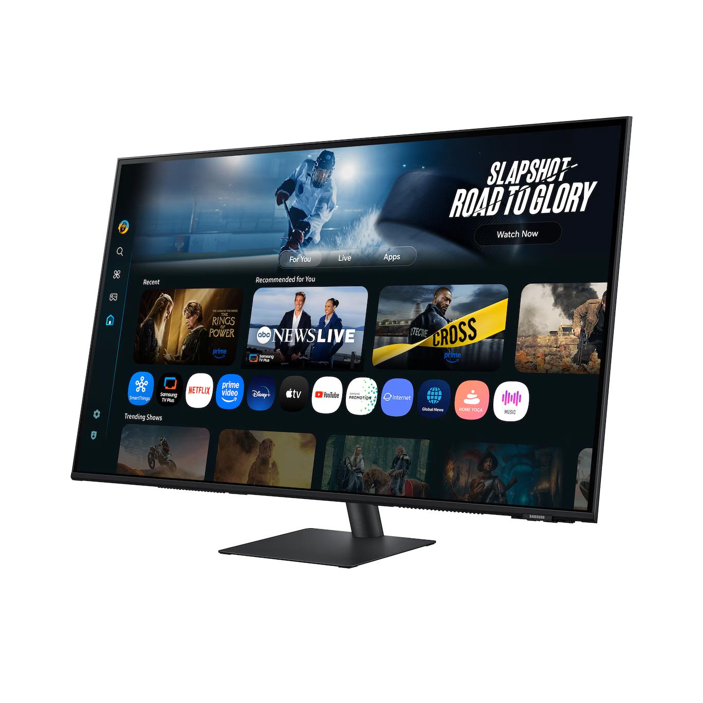 A large main feature product image of Samsung Smart Monitor M7 M70F - 43" 4K 60Hz VA AI Smart Monitor
