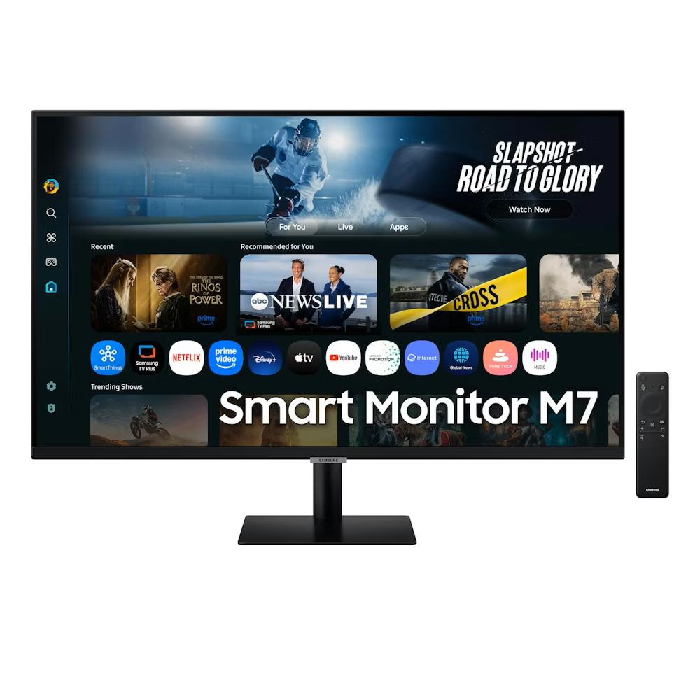 A large main feature product image of Samsung Smart Monitor M7 M70F - 43" 4K 60Hz VA AI Smart Monitor
