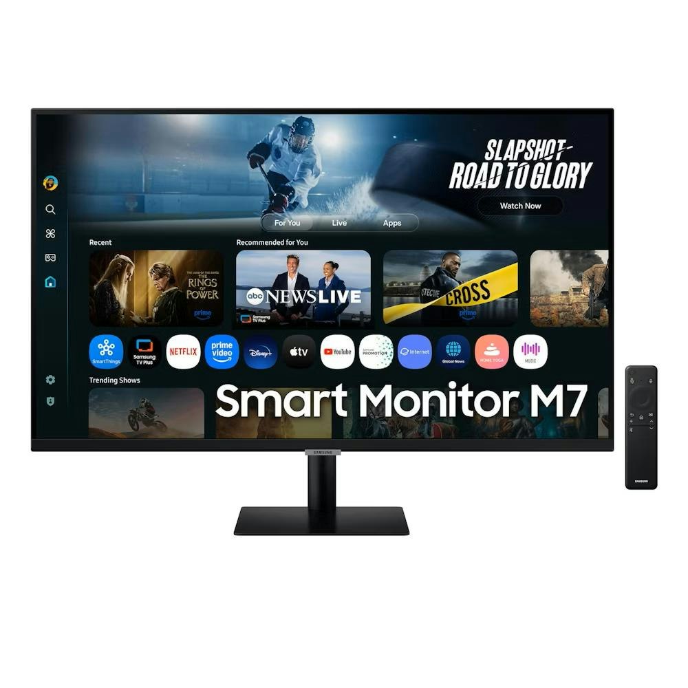 A large main feature product image of Samsung Smart Monitor M7 M70F - 43" 4K 60Hz VA AI Smart Monitor