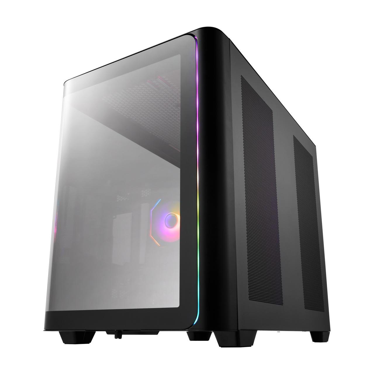A large main feature product image of FSP M580 ZenFAN Edition - Mid Tower Dual-Chamber Case (Black)