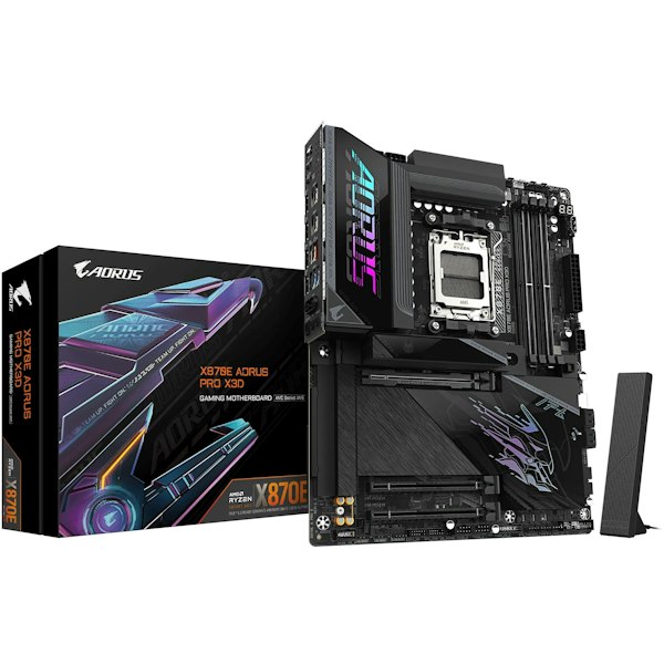 Gigabyte X870E AORUS PRO X3D AM5 ATX Desktop Motherboard
