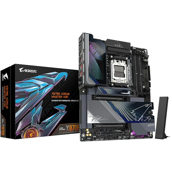 Gigabyte X870E AORUS MASTER X3D AM5 ATX Desktop Motherboard