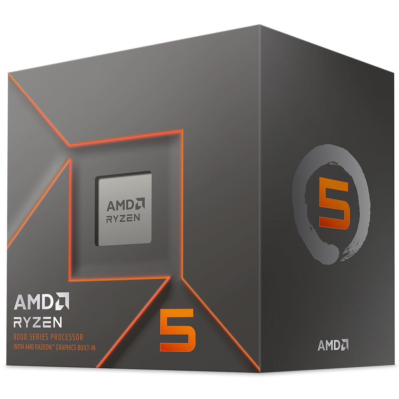 A large main feature product image of EX-DEMO AMD Ryzen 5 8500G 6 Core 12 Thread Up To 5.0GHz AM5 - With Wraith Stealth Cooler