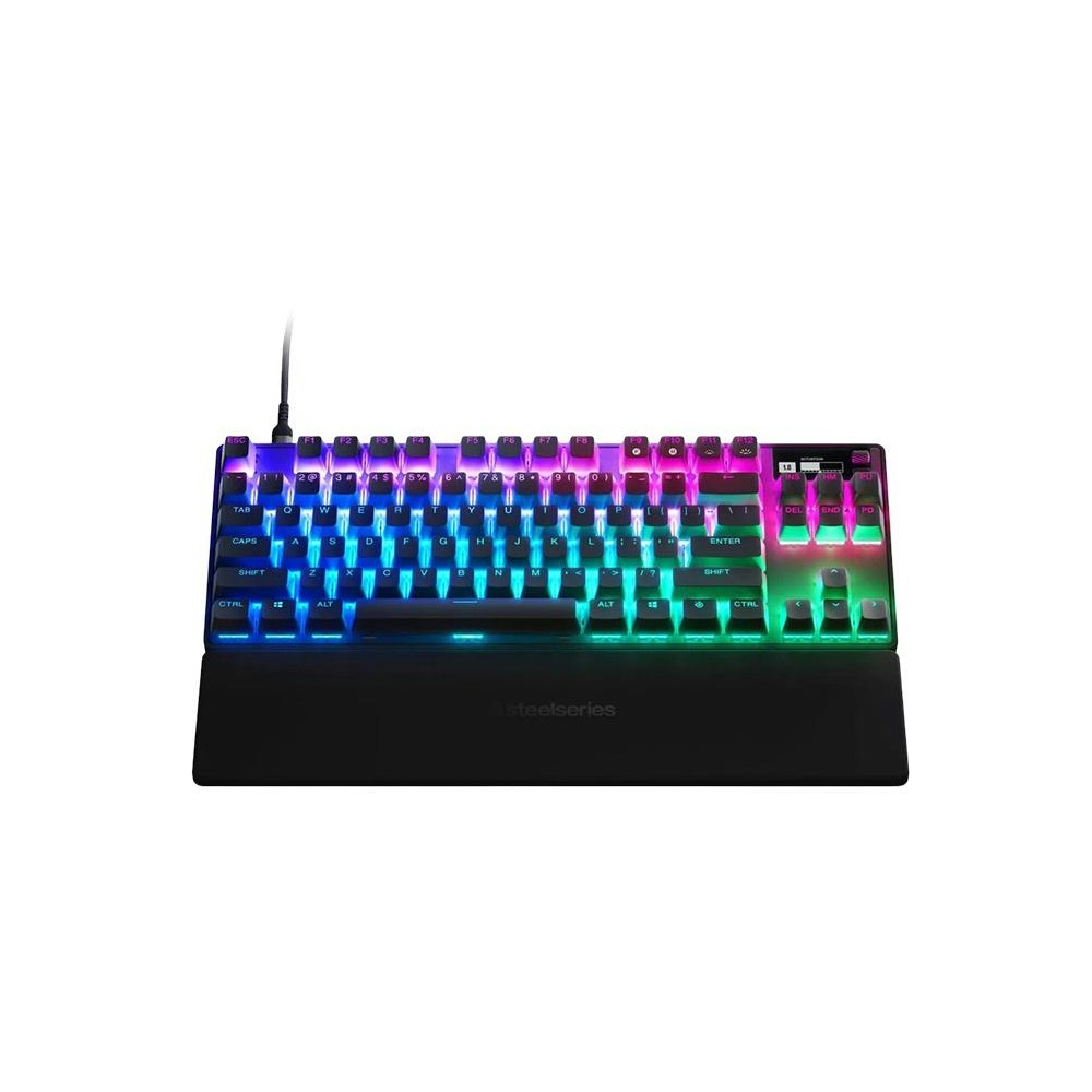 A large main feature product image of EX-DEMO SteelSeries Apex Pro TKL 2023 - Gaming Keyboard (OptiPoint Switch)