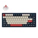 A product image of Keychron J2 - 75% QMK Wireless Hot-Swappable Mechanical Keyboard - Dark Blue (Keychron Super Red Switch)