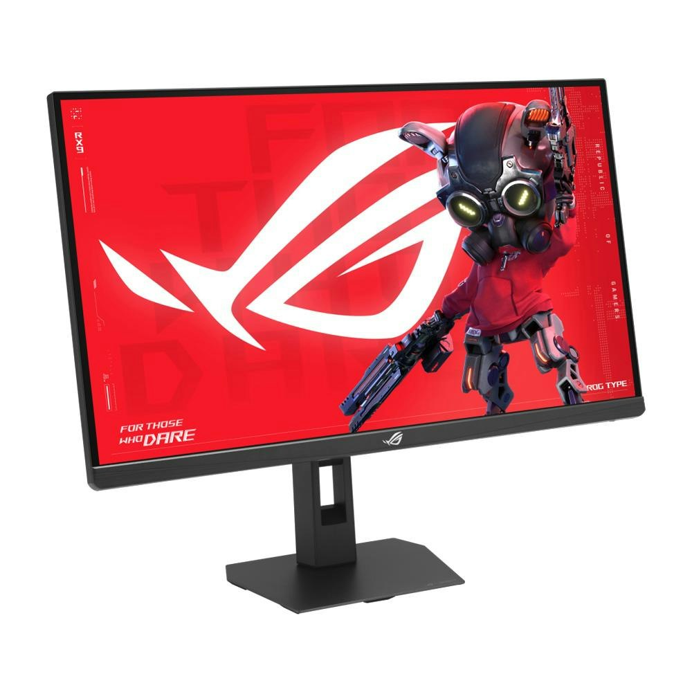 A large main feature product image of ASUS ROG Strix 5K XG27JCG 27" 2880p 180Hz/1440p 330Hz Dual Mode Fast-IPS Gaming Monitor