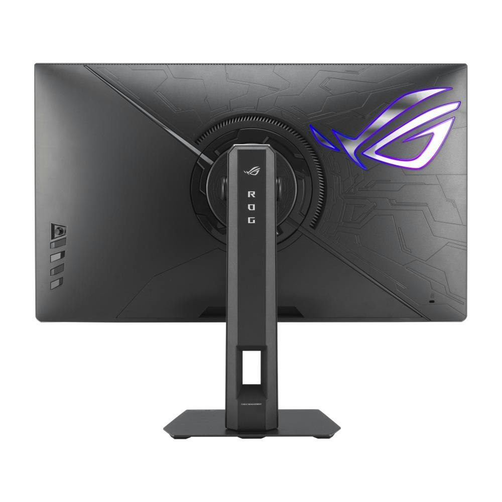 A large main feature product image of ASUS ROG Strix 5K XG27JCG 27" 2880p 180Hz/1440p 330Hz Dual Mode Fast-IPS Gaming Monitor
