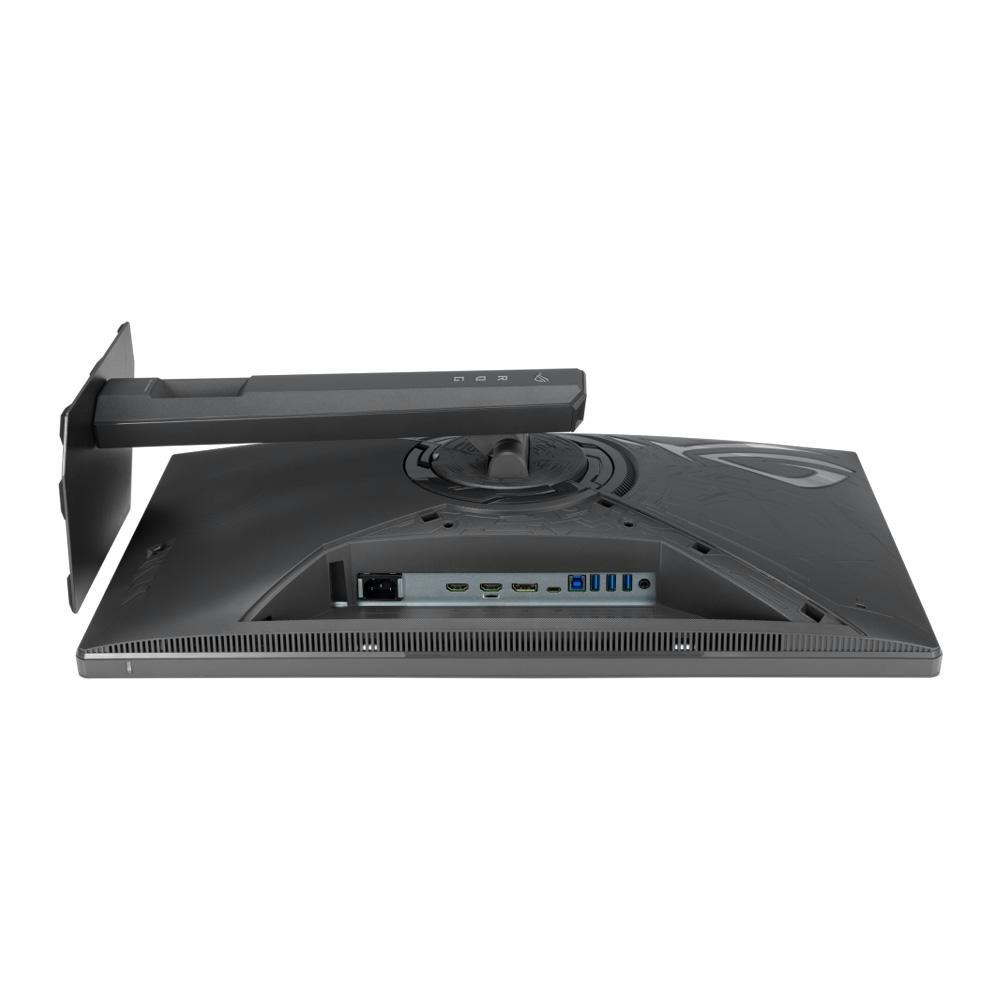 A large main feature product image of ASUS ROG Strix 5K XG27JCG 27" 2880p 180Hz/1440p 330Hz Dual Mode Fast-IPS Gaming Monitor