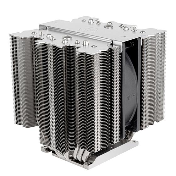 A large main feature product image of SilverStone XED120S-WS 4U Industrial-Grade CPU Cooler for Server Sockets