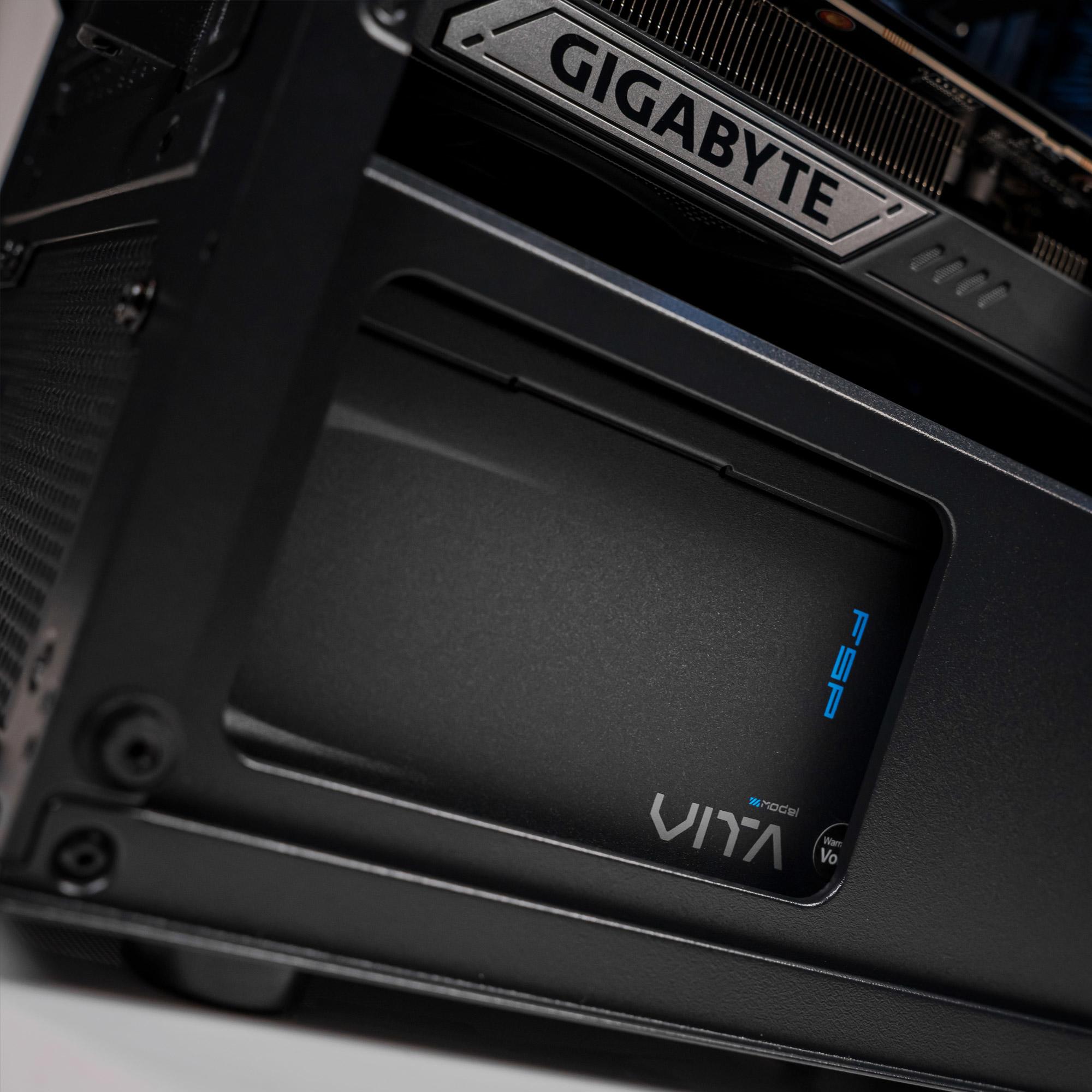 A large main feature product image of PLE Anchor RTX 5070 Ti Prebuilt Ready To Go Gaming PC