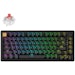A product image of Keychron J2  - 75% QMK RGB Wireless Hot-Swappable Mechanical Keyboard - Black (Keychron Super Red Switch)