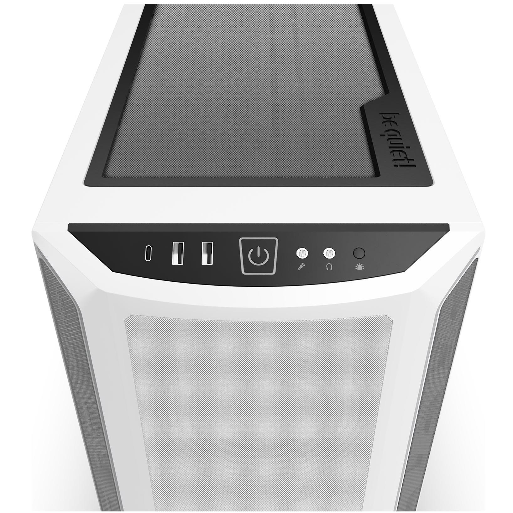 A large main feature product image of EX-DEMO be quiet! SHADOW BASE 800 DX - Full Tower Case (White)
