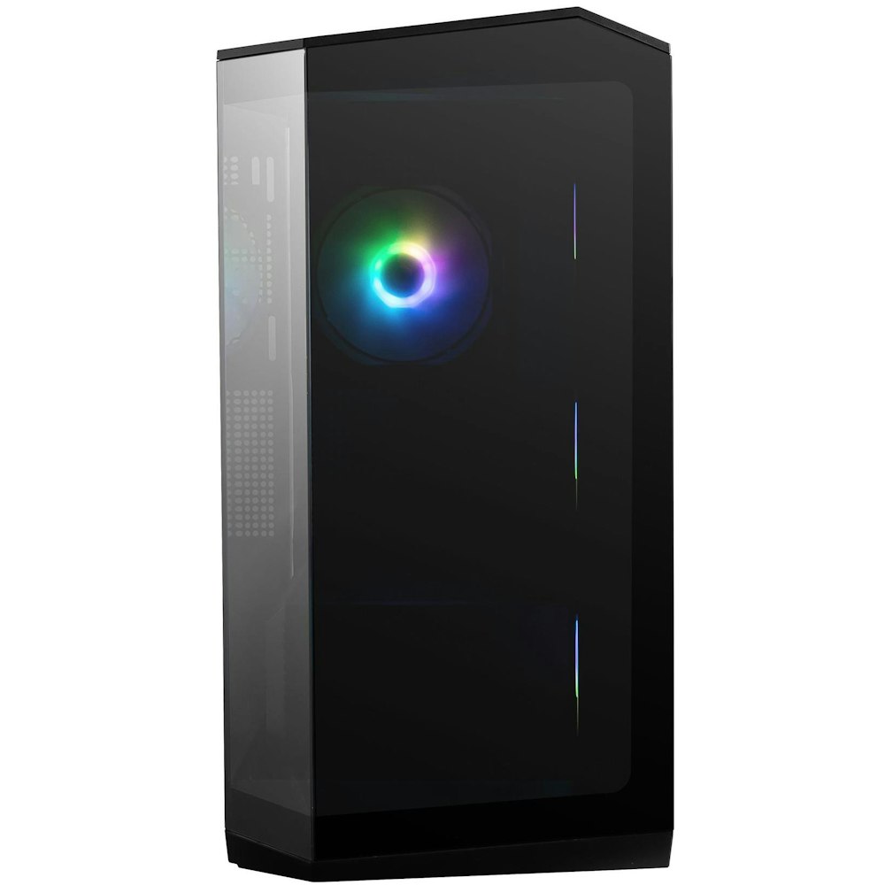 A large main feature product image of EX-DEMO MSI MAG PANO M100R PZ mATX Tower Case - Black