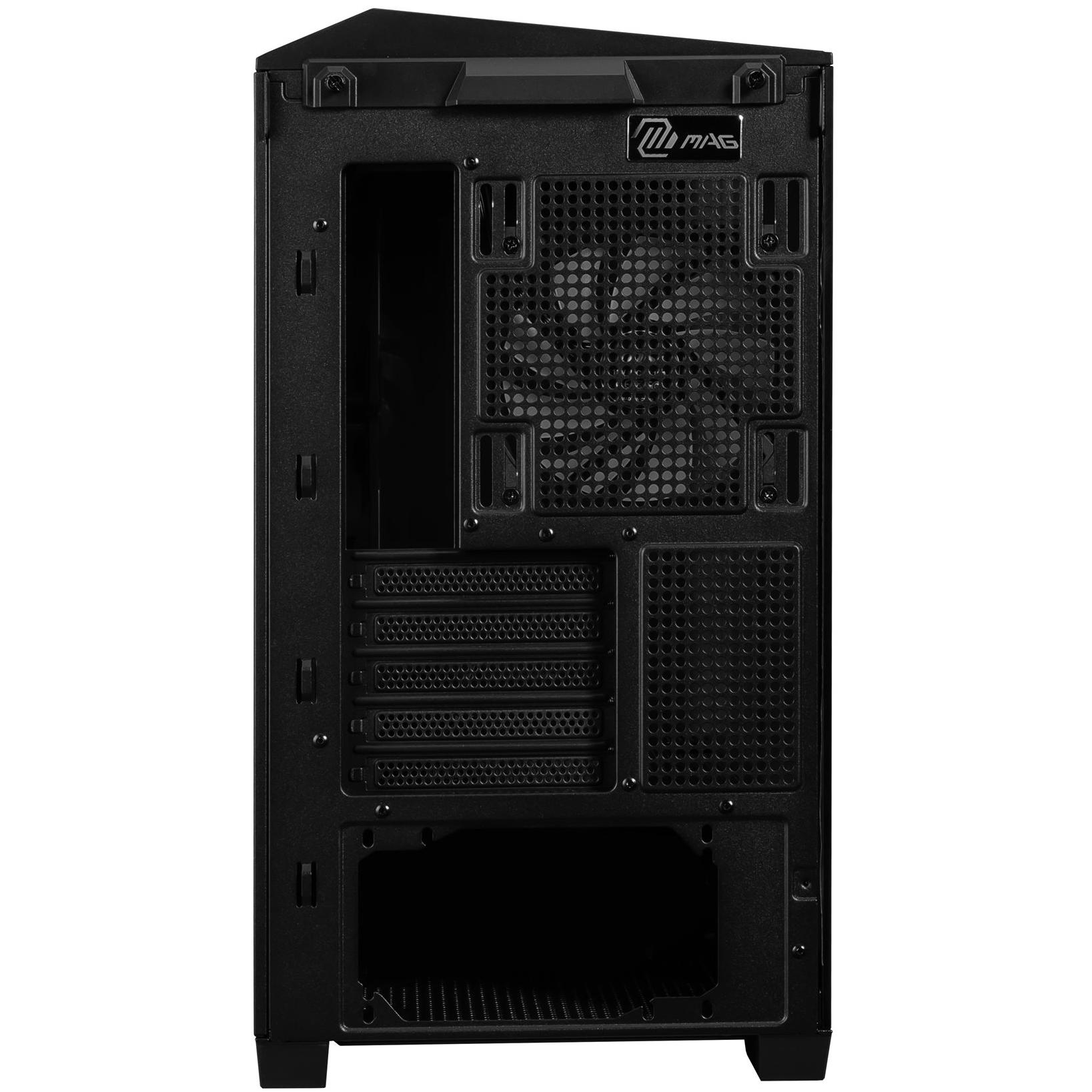 A large main feature product image of EX-DEMO MSI MAG PANO M100R PZ mATX Tower Case - Black